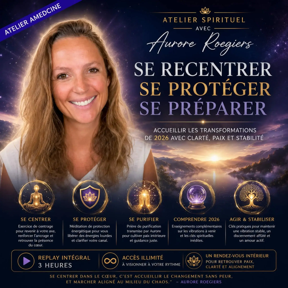 Atelier spirituel avec Aurore Roegiers - en replay