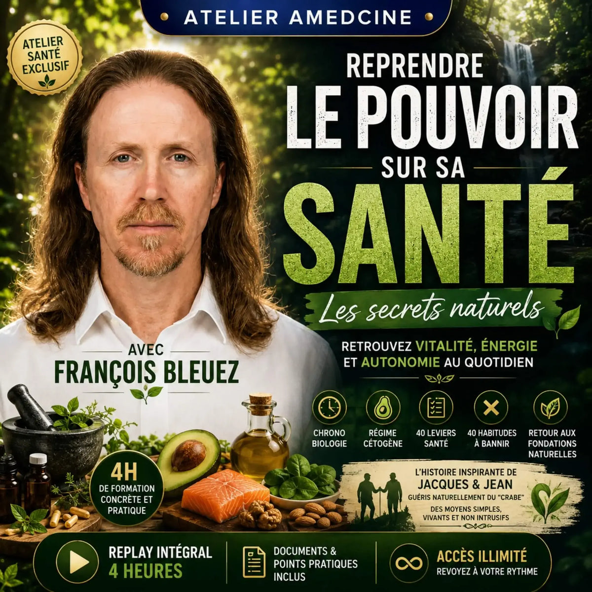 Reprendre le pouvoir sur sa santé - atelier en replay avec François Bleuez
