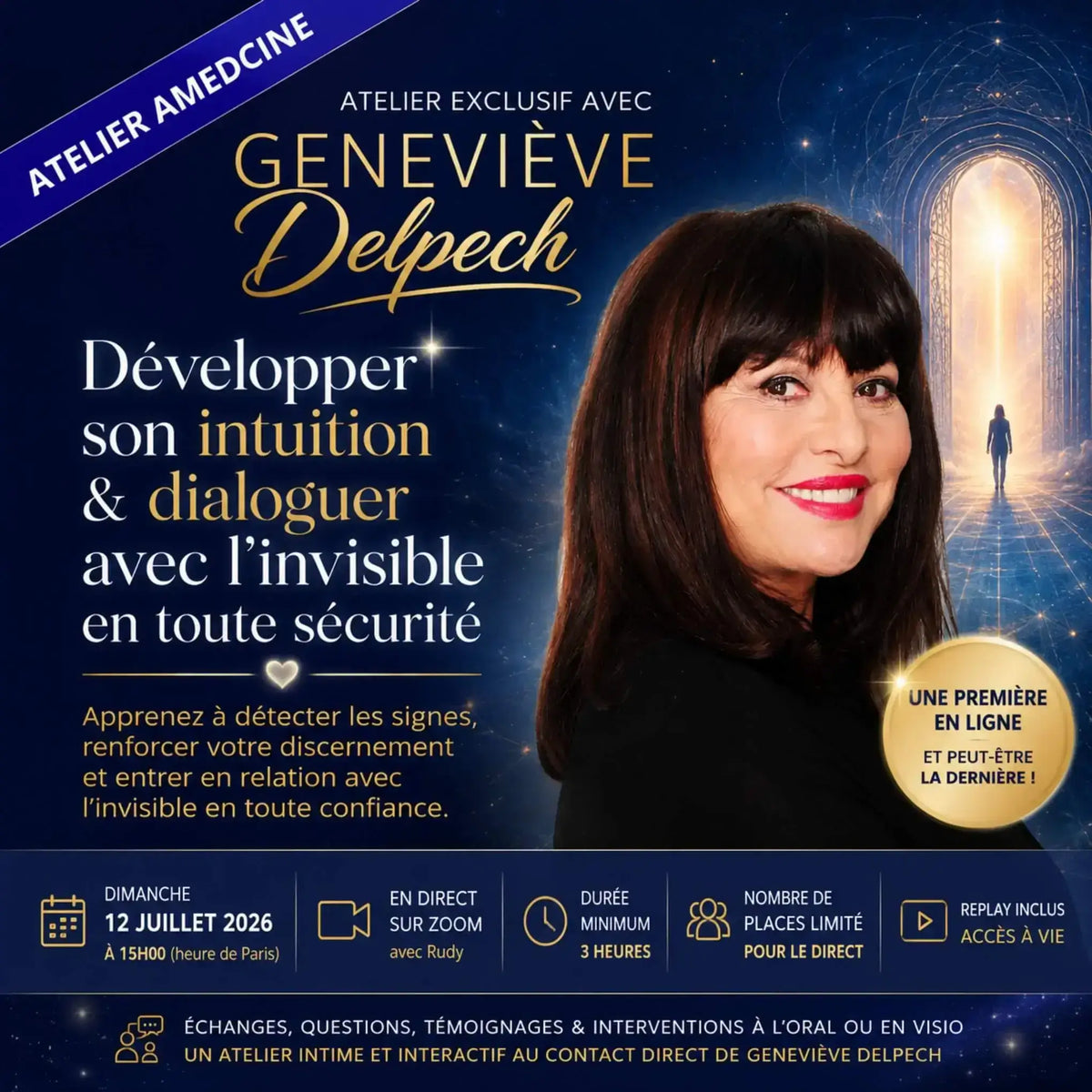 Dialoguer avec l'invisible en toute sécurité - atelier en replay avec Geneviève Delpech